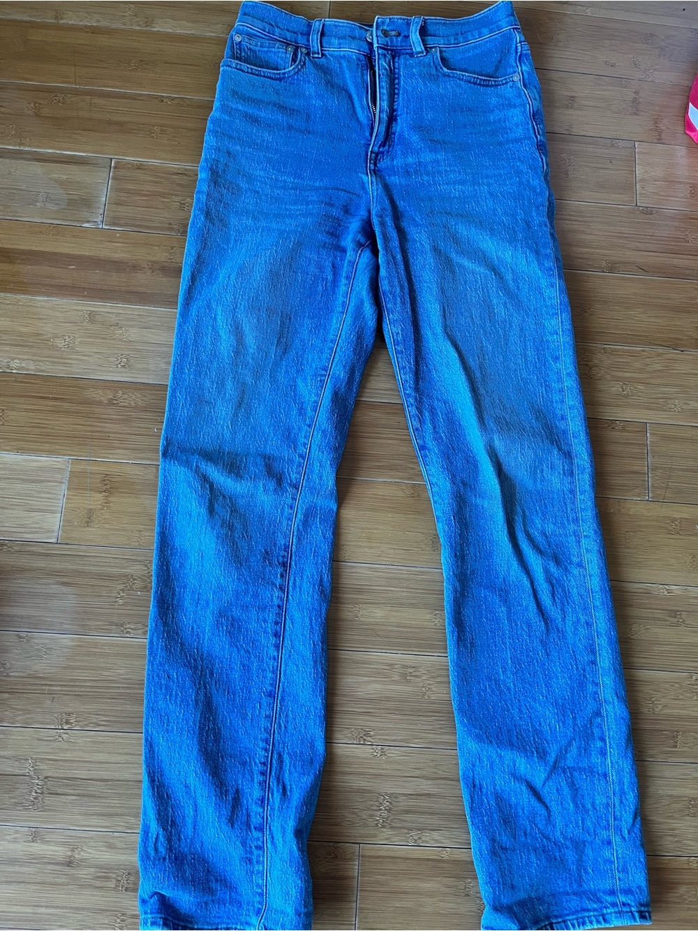 Madewell 90s Straight Leg Jeans, 27 tall, medium wash